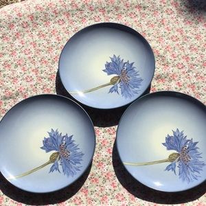 Set of 4 Noritake Colorwave Corn Flower plates